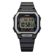 Casio W-738 W-738H-1AVEF - cassa e cinturino in resina nera - quadrante digitale